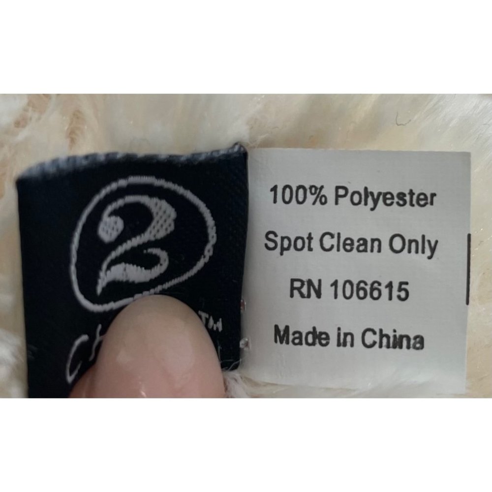 Chic 2 Women's Cream Faux Fur Infinity Loop Snood… - image 3